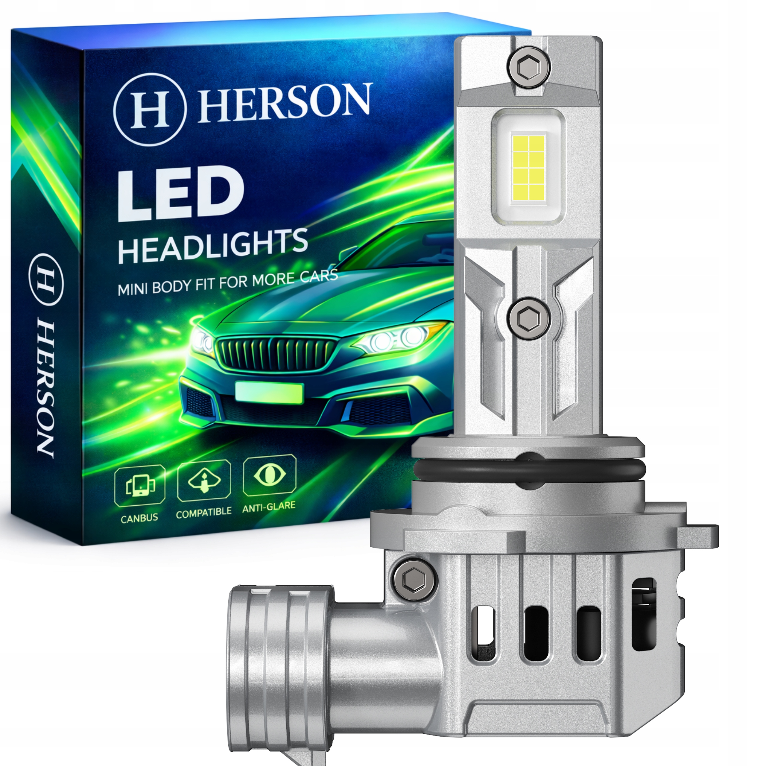 Żarówka HB4 9006 Led 12V Quad Skuter Motocykl Canbus Xenon Homologacja