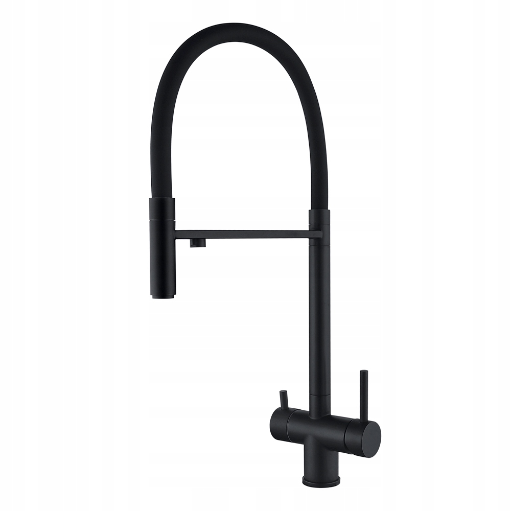 Kuchynská batéria Wezer TOP4-01-BLACK s pripojením na vodný filter