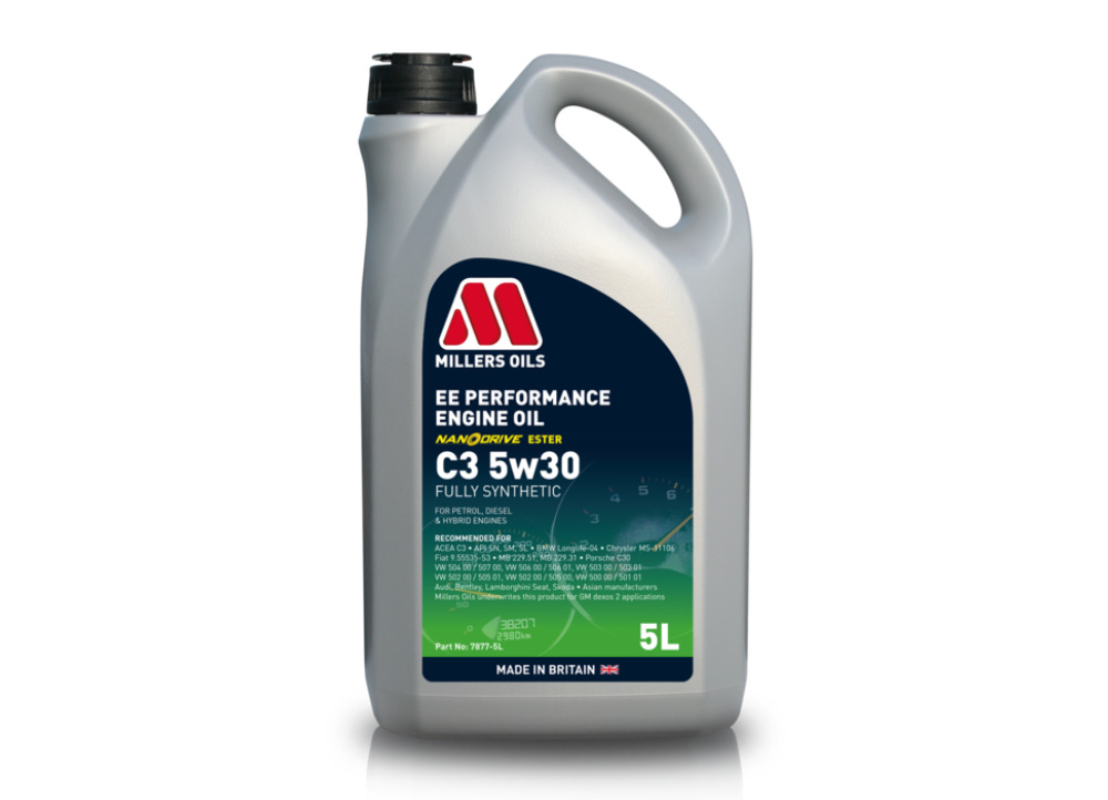 Plne synt. motor. olej Millers Oils Ee performance C3 5W-30 s Nanodrive, 5l
