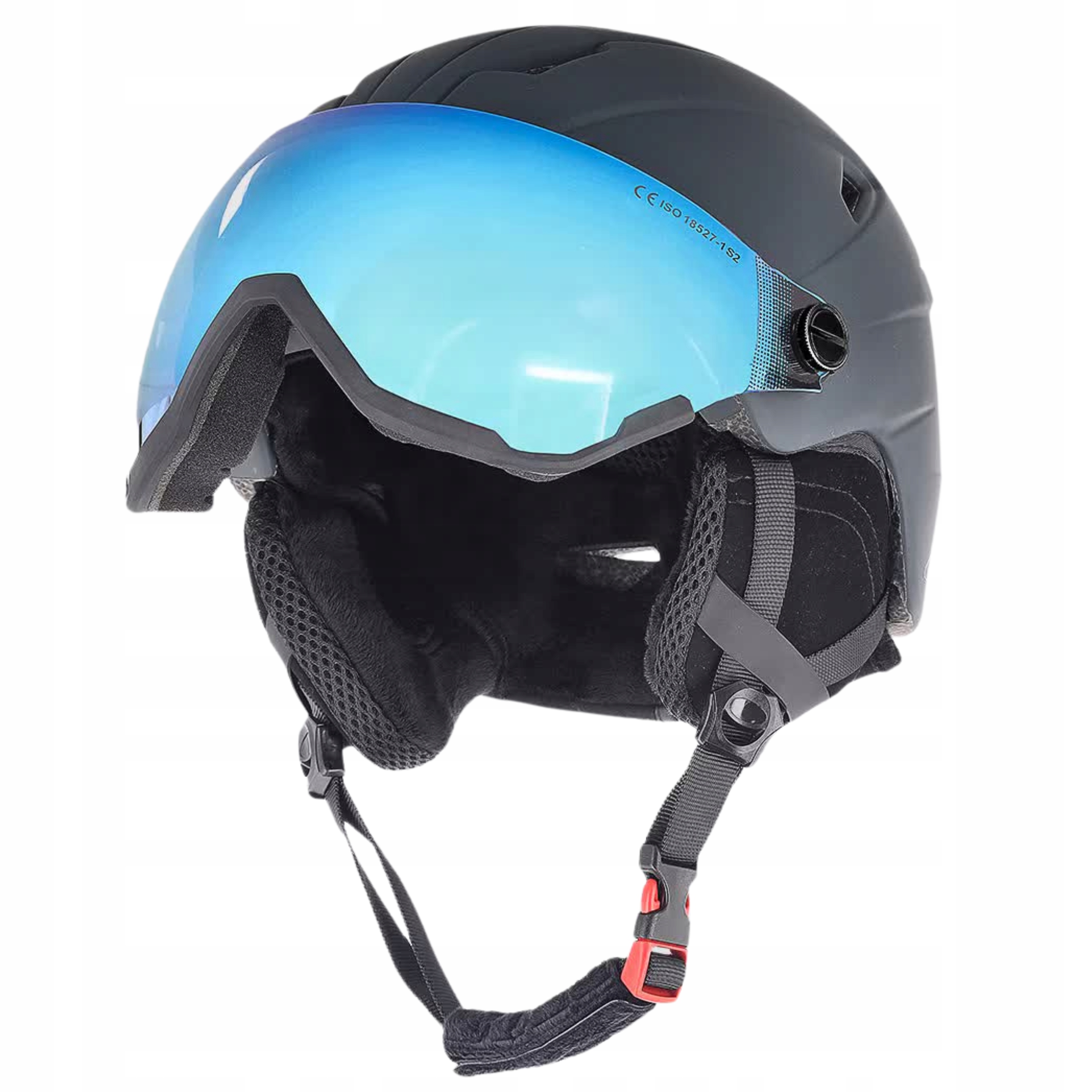 Lyžařská Helma 4F S Brýlemi A Sněhovým Hledím Na Lyže