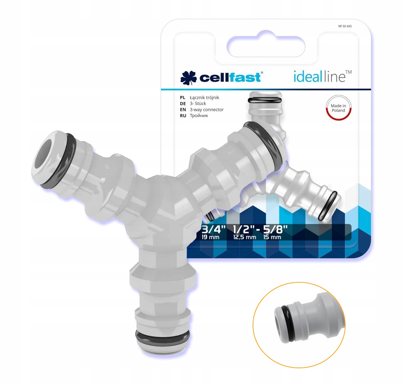 

Cellfast Ideal Łącznik Trójnik Rozdzielacz 50-645