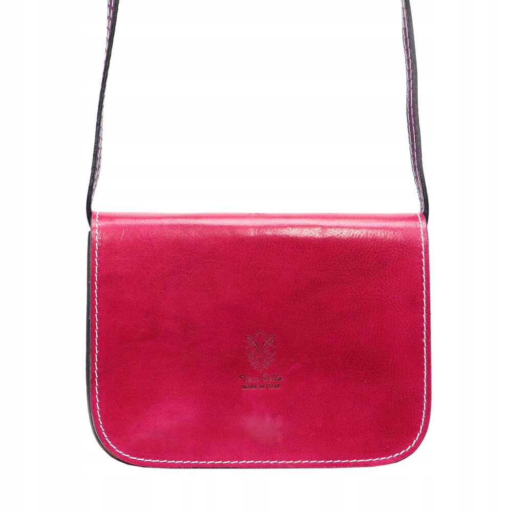 Kabelka Přes Rameno kožená kabelka Fuchsia Camel Florence 43