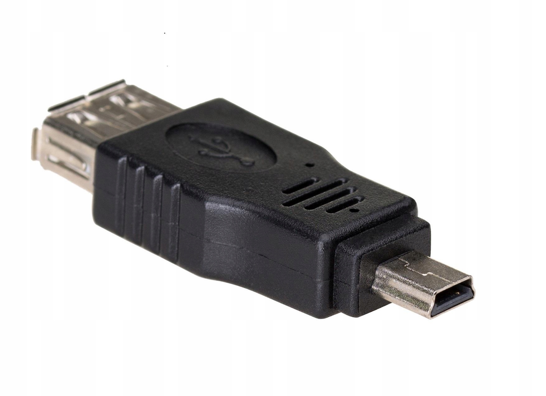 Akyga Przejściówka Usb 2.0 A Do Mini Usb B Otg Złącze Do Konsolowych