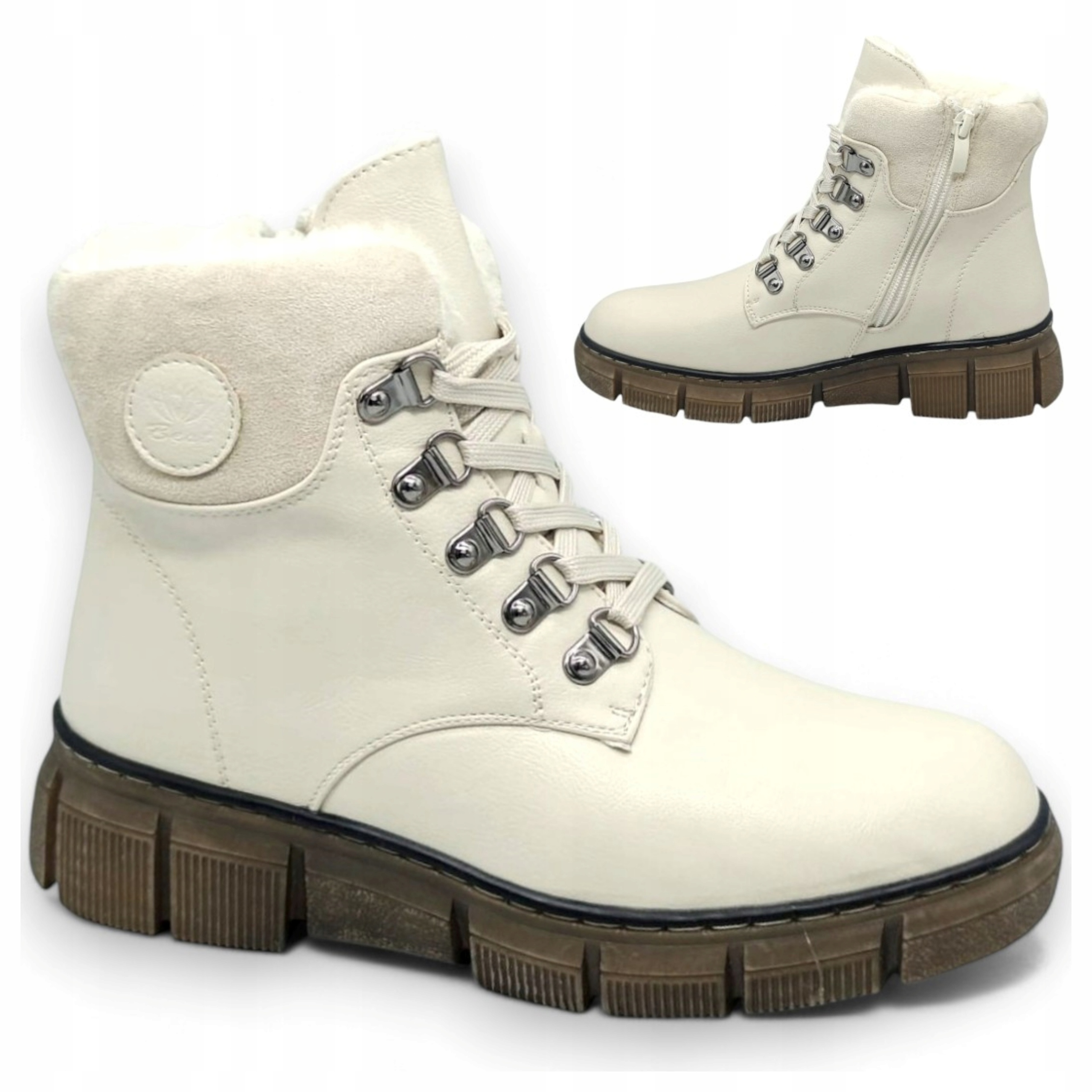 Zimní Dámské Kotníkové Boty Zateplené 40 Platforma Kotníkové Boty Pohodlné Moderní Evento