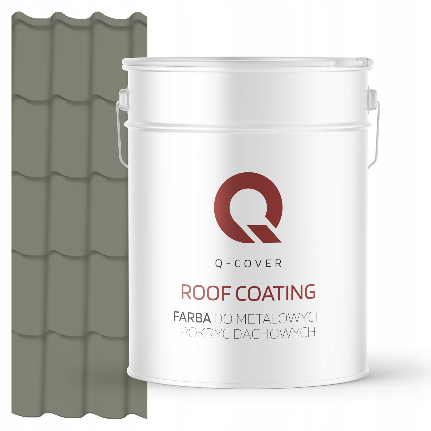 Farba Na Kovové Strechy Cementová Šedá Ral 7033 Ral 7032 10 L Lesk