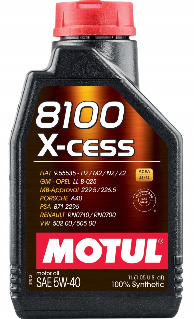 

Olej Motul 8100 X-cess 1 l 5W-40
