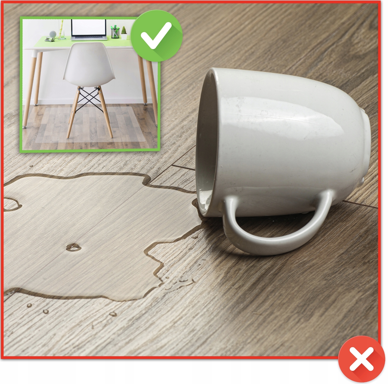 MATA OCHRONNA POD FOTEL KRZESŁO NA PODŁOGĘ STÓŁ PODKŁADKA MEBLE 140x100 XXL Kod producenta mata ochronna podkładka pod fotel krzesło