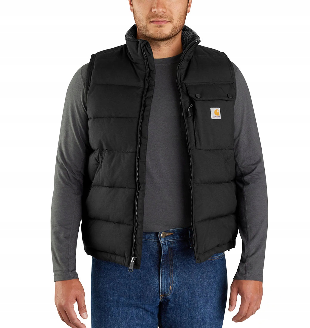 Bunda Bez Rukávů Péřový Carhartt Montana Vest Black