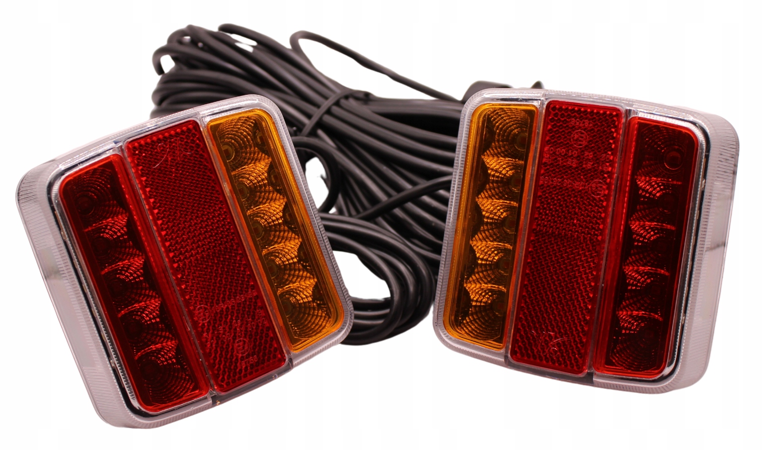 Kombinované zadní Led lampy s magnet, 4 funkce TT.12007L