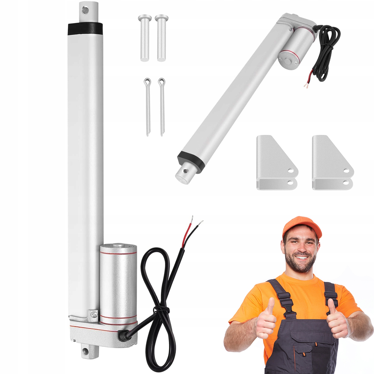 Elektrický Lineární Pohon 12V 10 Mm/s 200 MM 1000 N Průmysl Dům