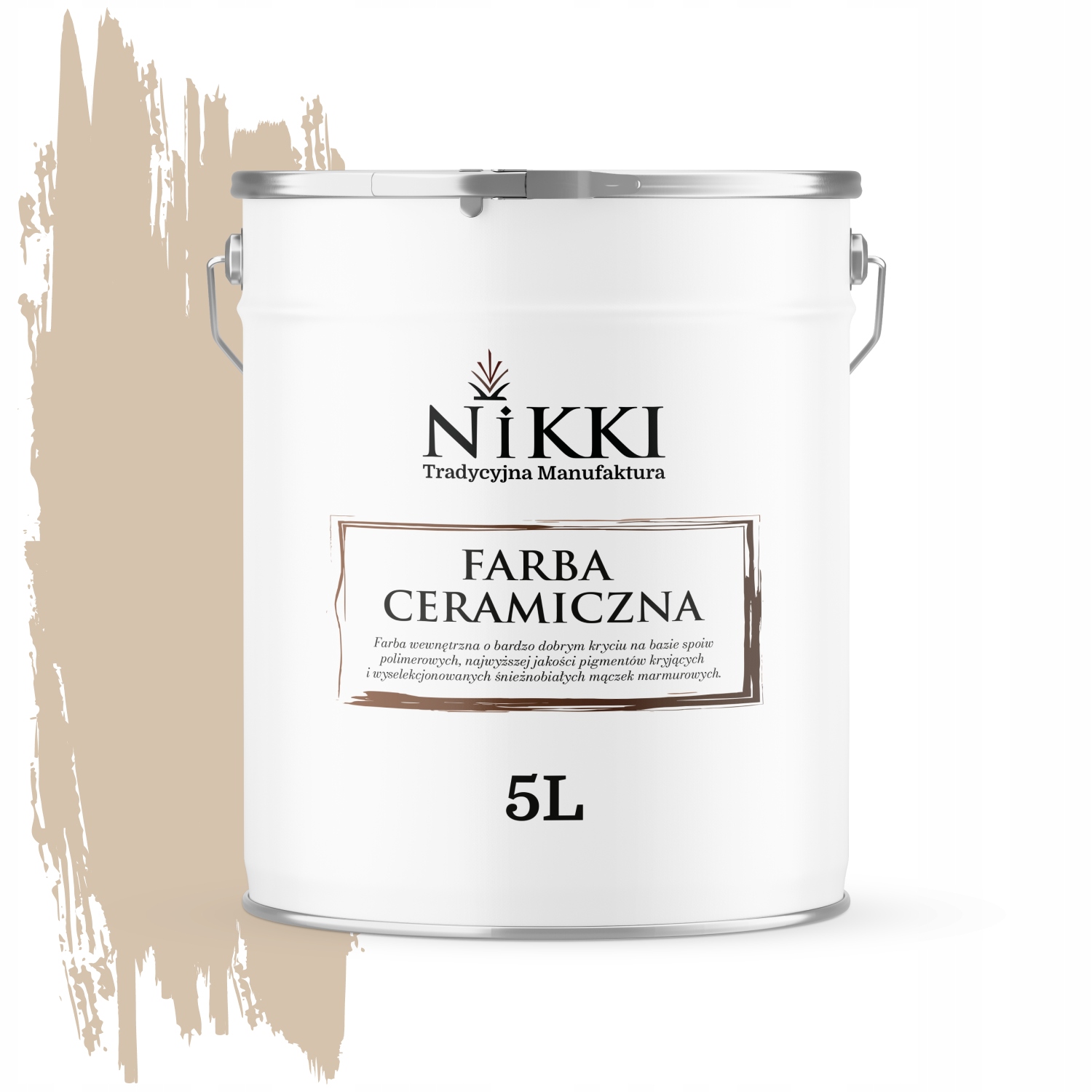 Keramická Farba Na Steny Béžová H4155 Hlboká Matná Na Steny 5 L