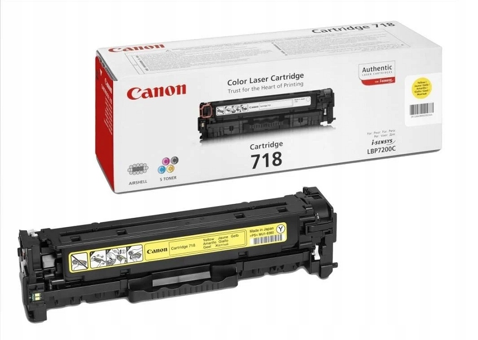 Canon toner CRG-718Y, žltý