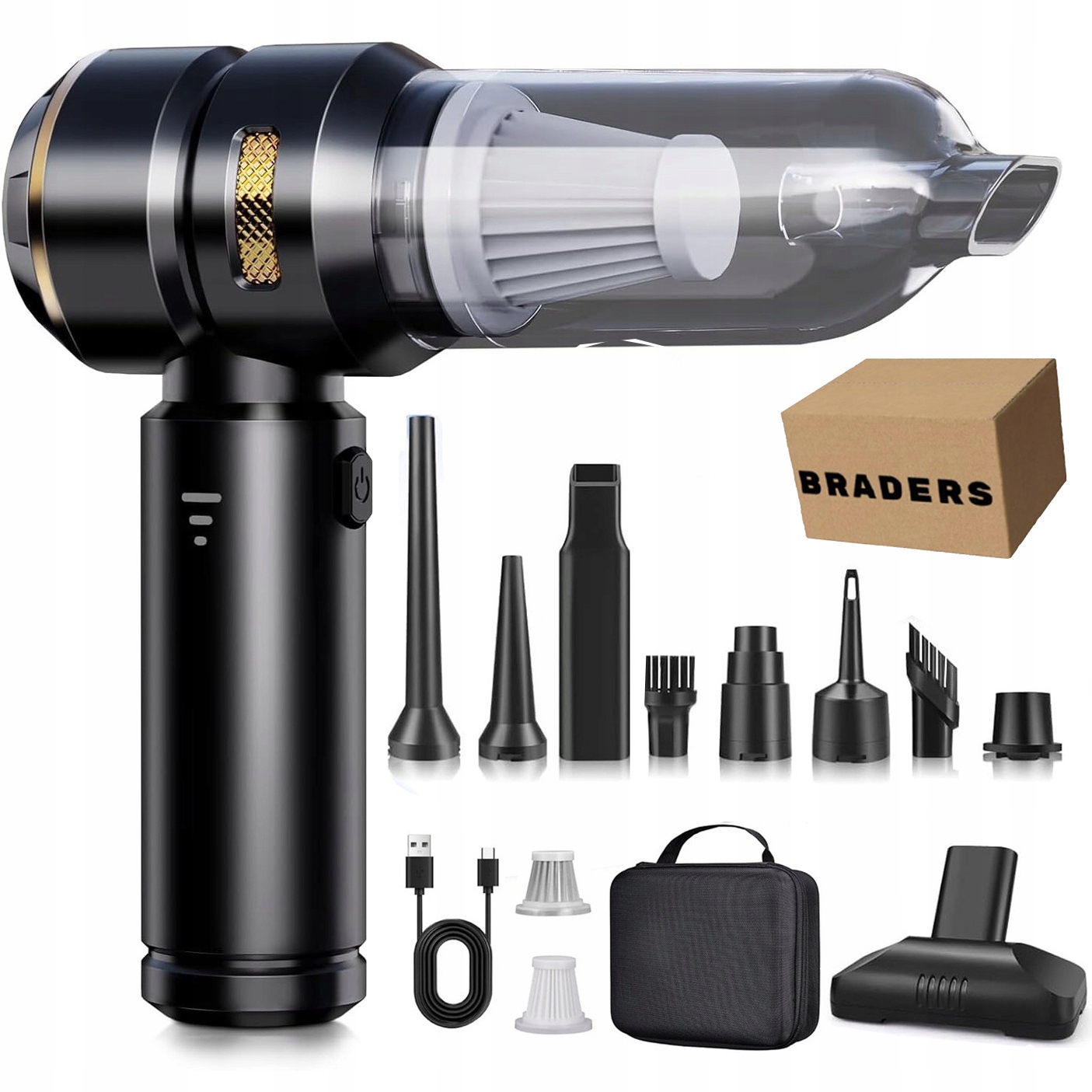 Přenosný Vysavač 16000 Pa 120 W 6000 mAh 2x Hepa Filtr