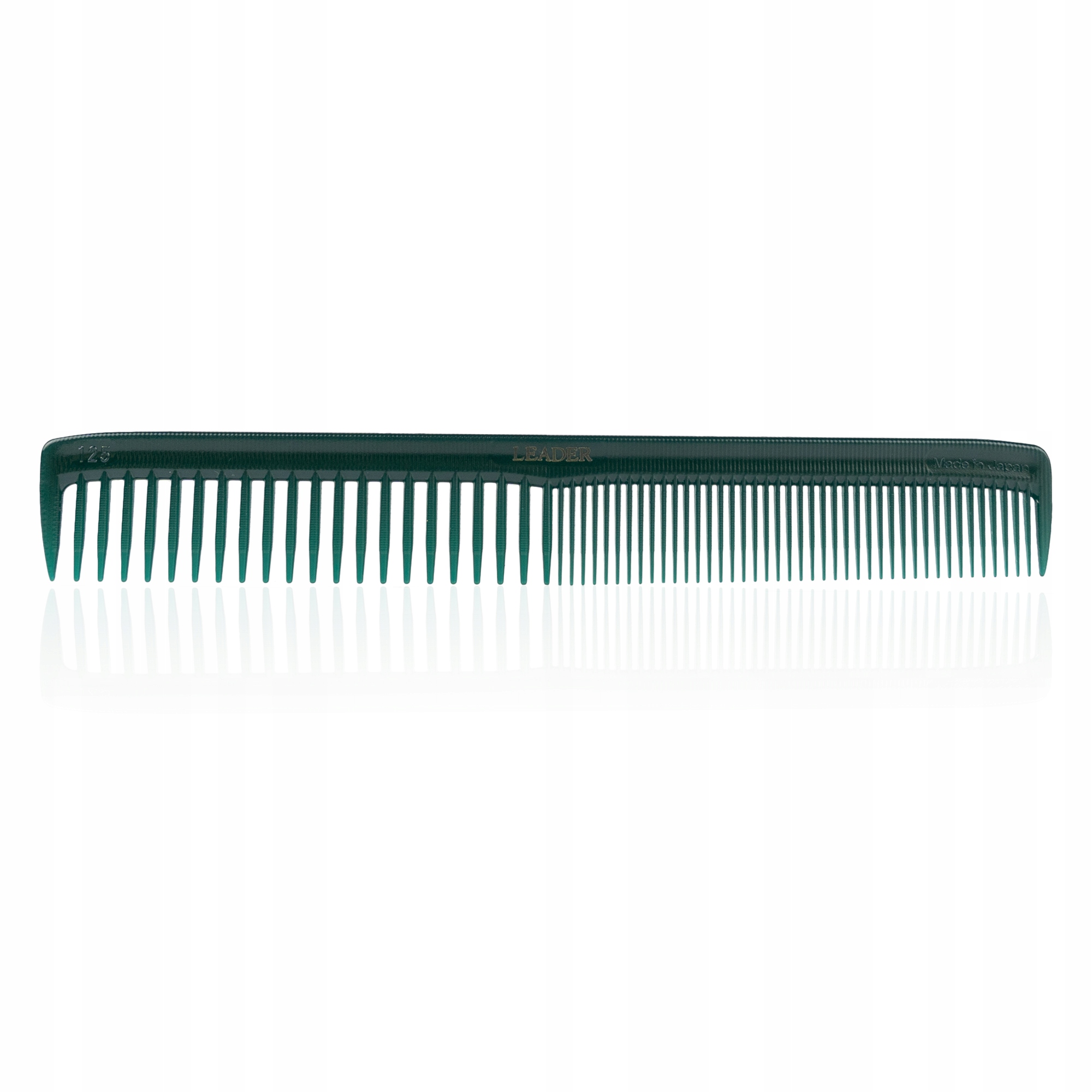 Hřeben na stříhání Leader Comb Ultem Sp model 125 Green (zelený)