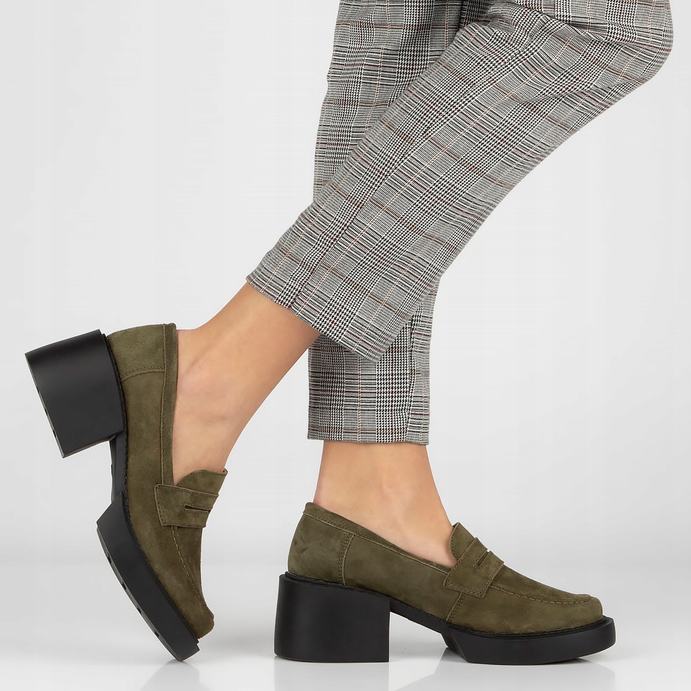 Skórzane półbuty na platformie Filippo DP4685 r.39 Rozmiar 39