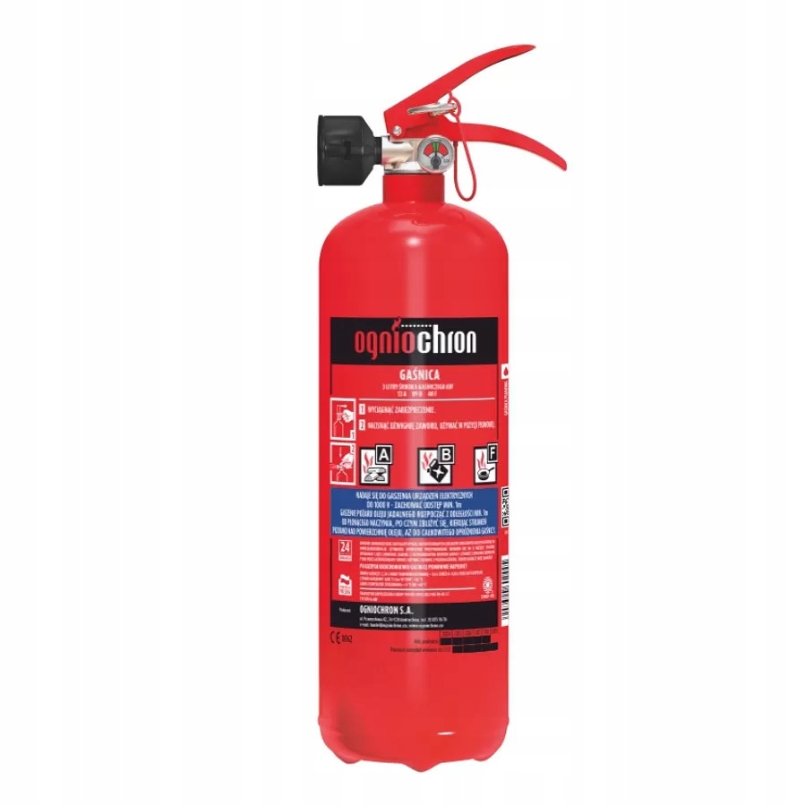 Gaśnica pianowa 3 L Abf Ogniochron do tłuszczów i cieczy łatwopalnych
