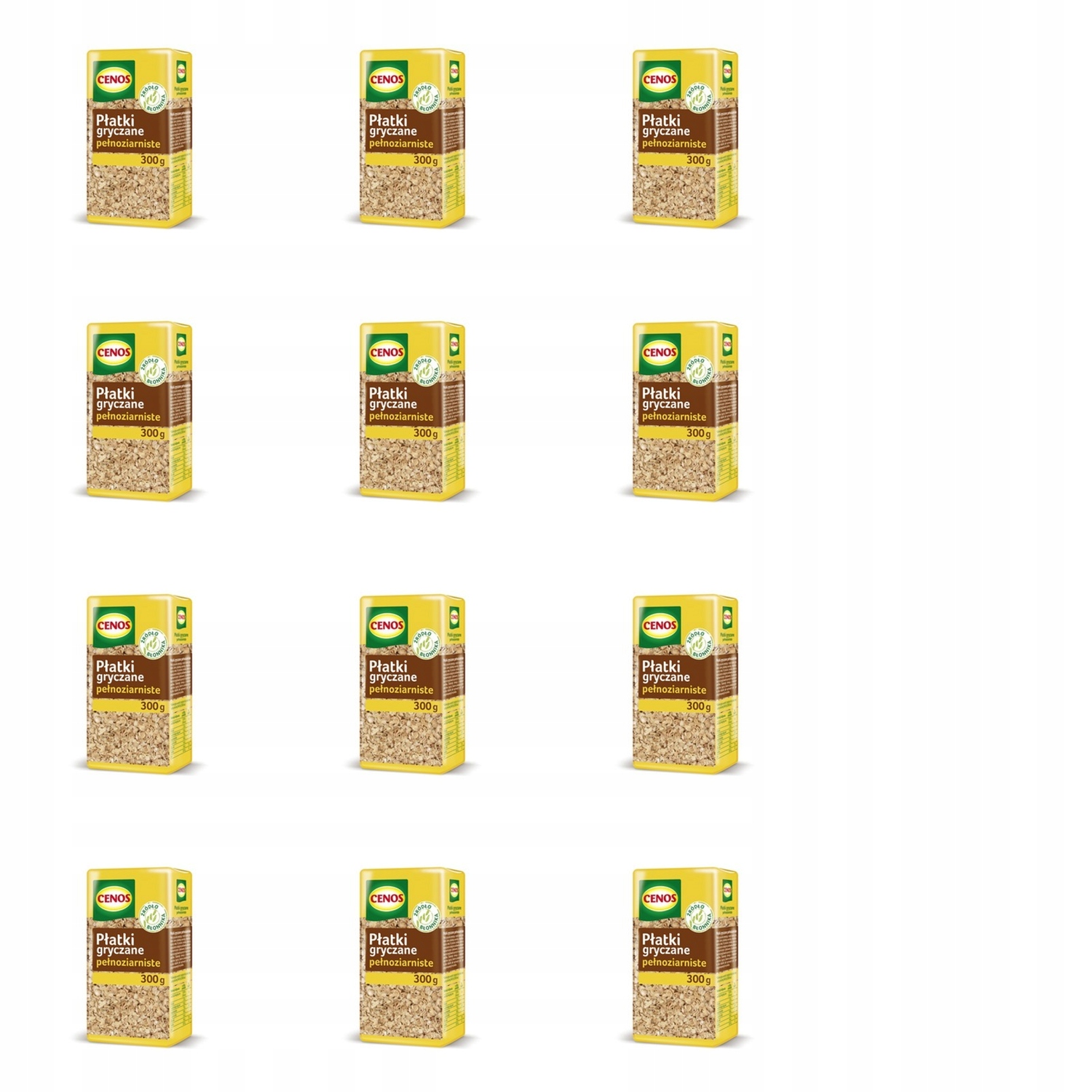 12 x 300 g Cenos celozrnné pohankové vločky