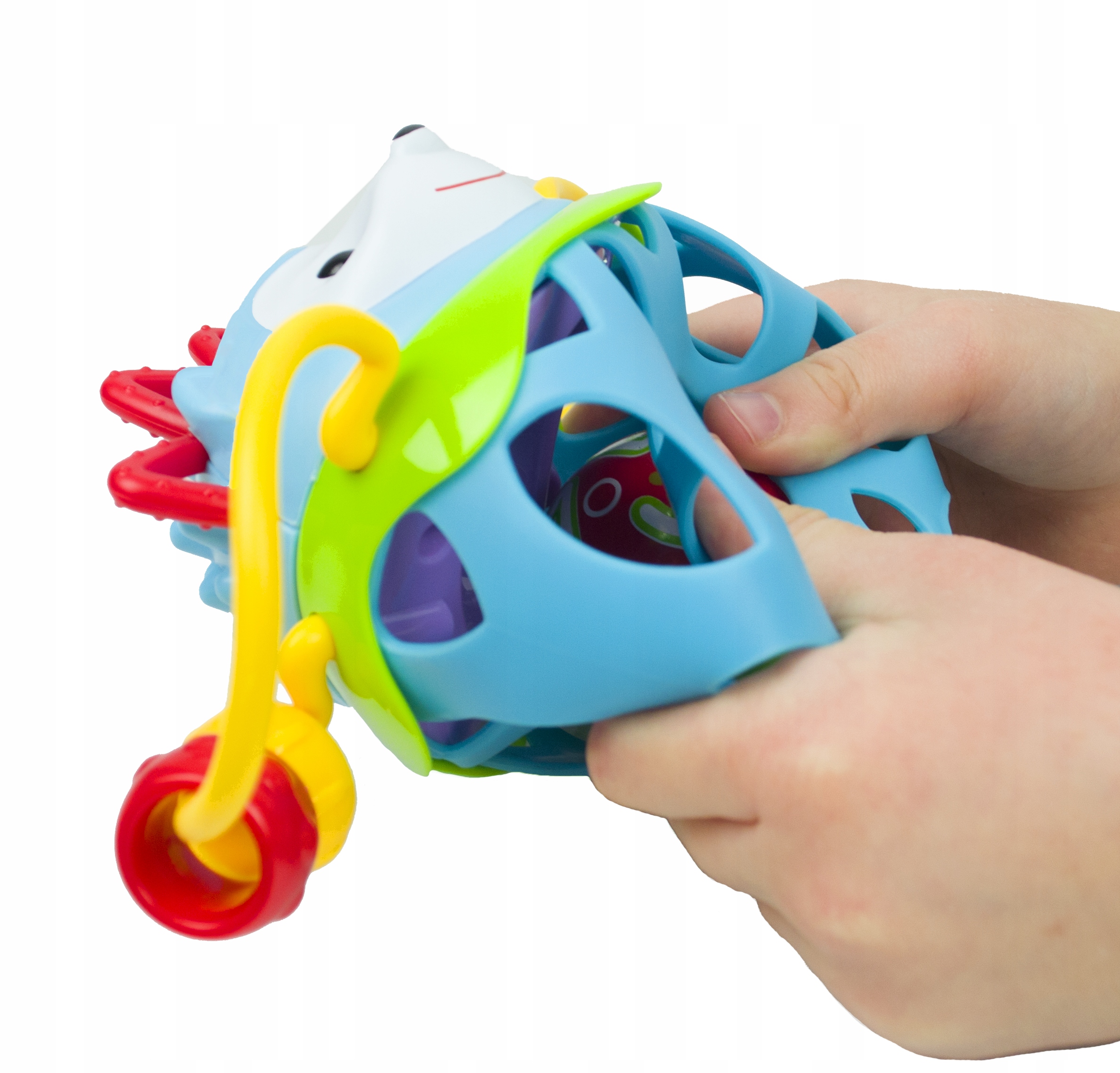 GRZECHOTKA JEŻ SENSORYCZNA ZABAWKA GUMOWY GRYZAK