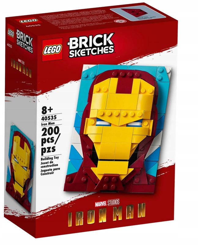 

Lego Brick Sketches Marvel 40535 Iron Man