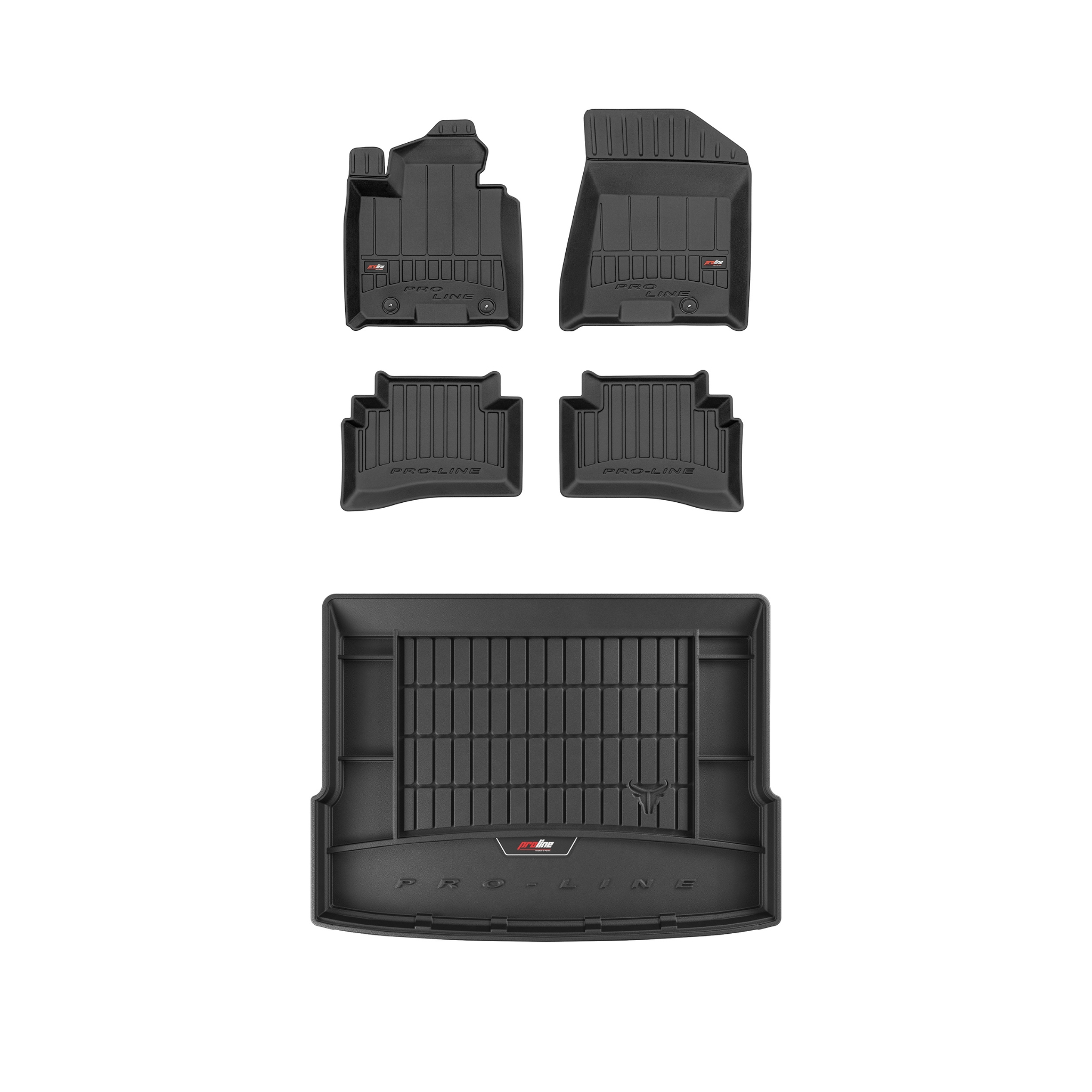 Frogum 3D Sada gumových koberců a rohože s logem pro Kia Sportage IV 2015-2018