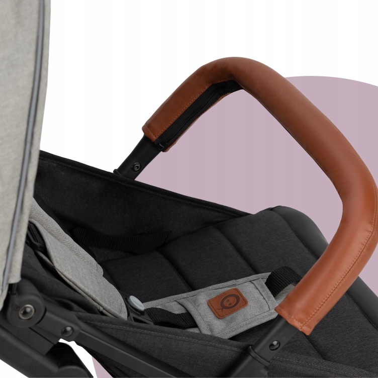 WÓZEK SPACEROWY SPACERÓWKA - MoMi ESTELLE RÓŻOWY - MAŁY LEKKI WALIZKA Liczba kół 4