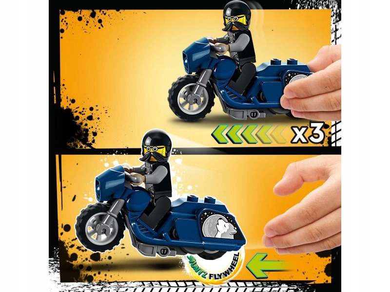 LEGO City Turystyczny motocykl kaskaderski 60331 motor klocki Numer produktu 60331