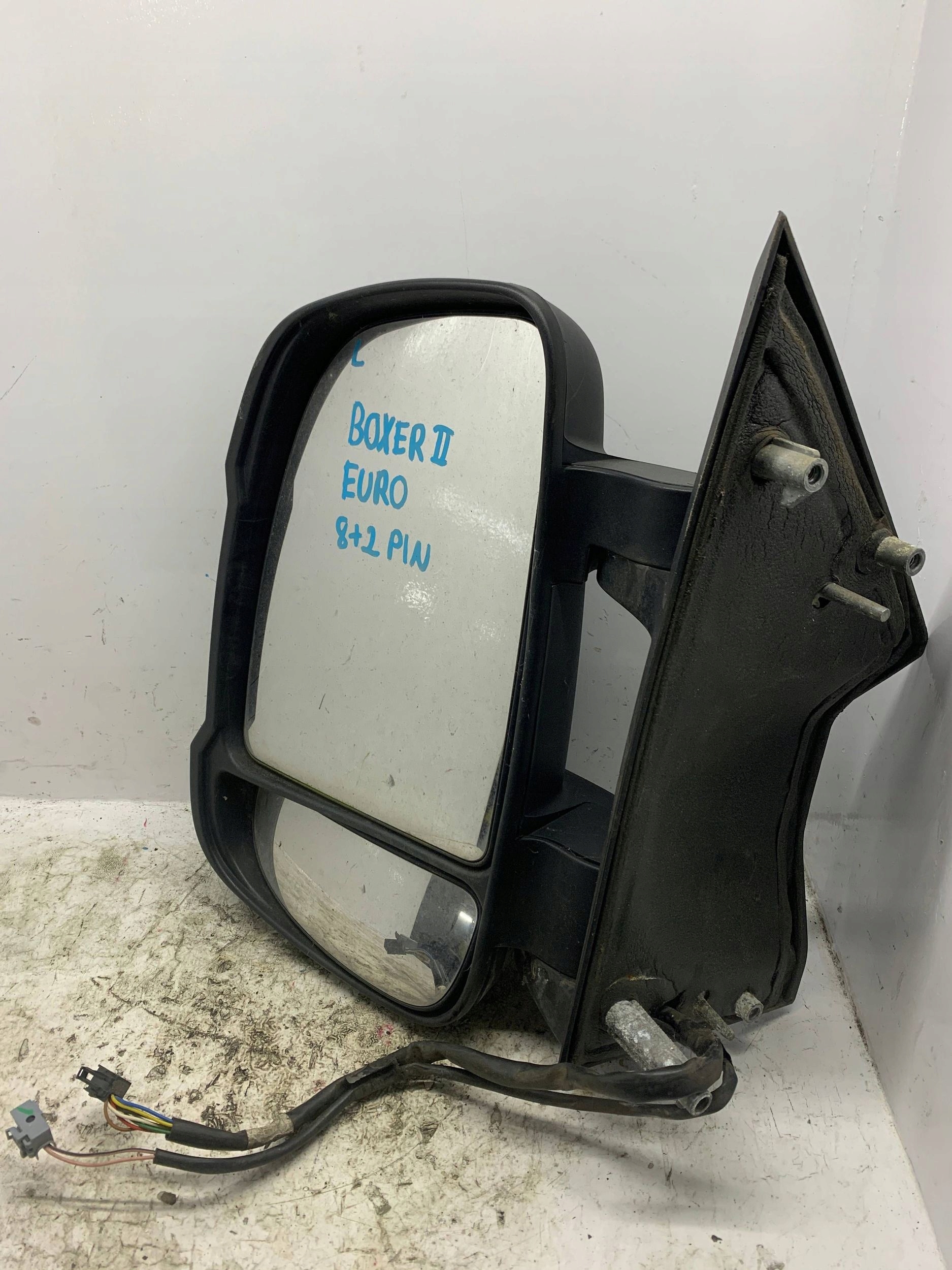 mirror exterior left 8+2 PIN CITROEN JUMPER II (2007-2013) colour 249