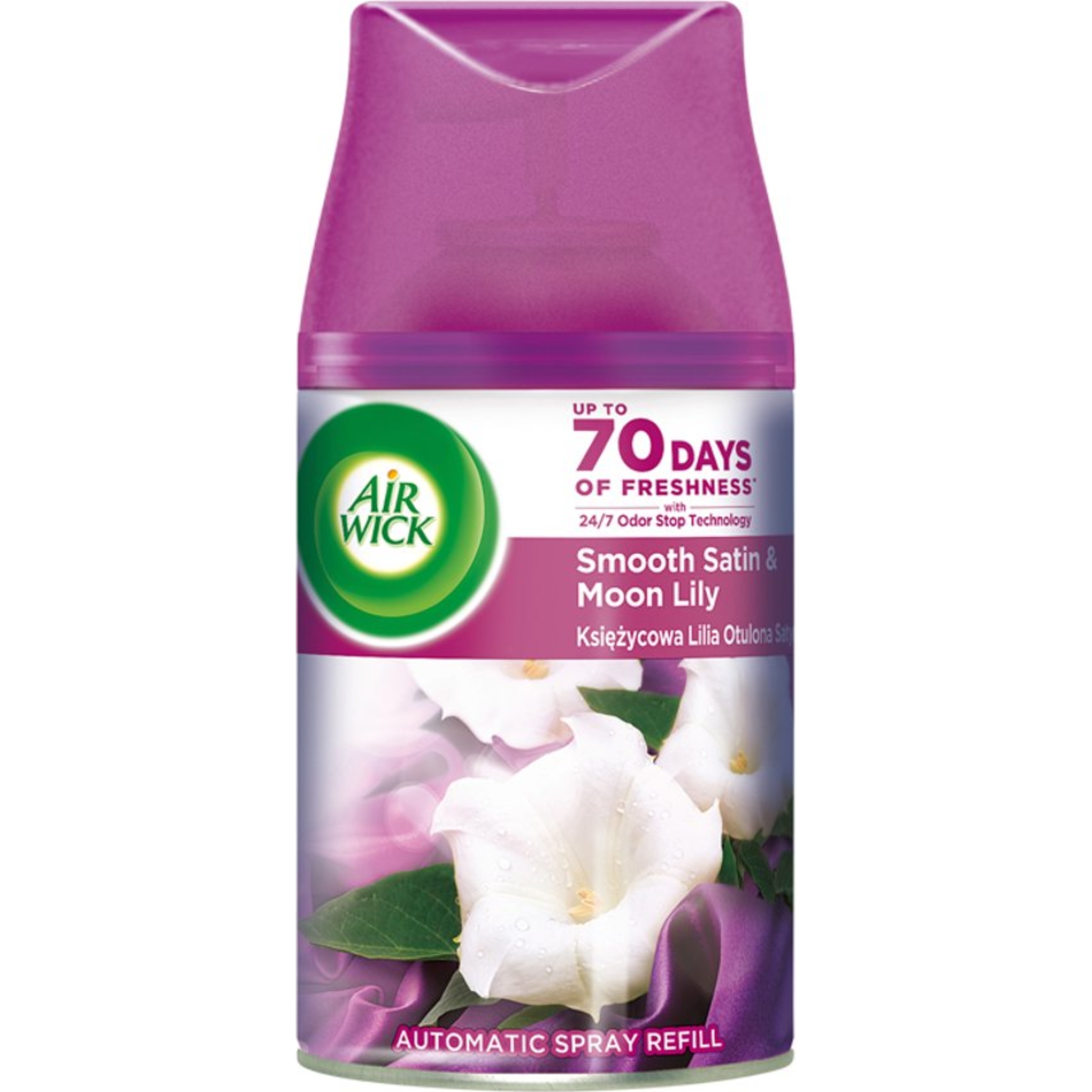 

Odświeżacz powietrza Air Wick Satyna i Lilia 250ml