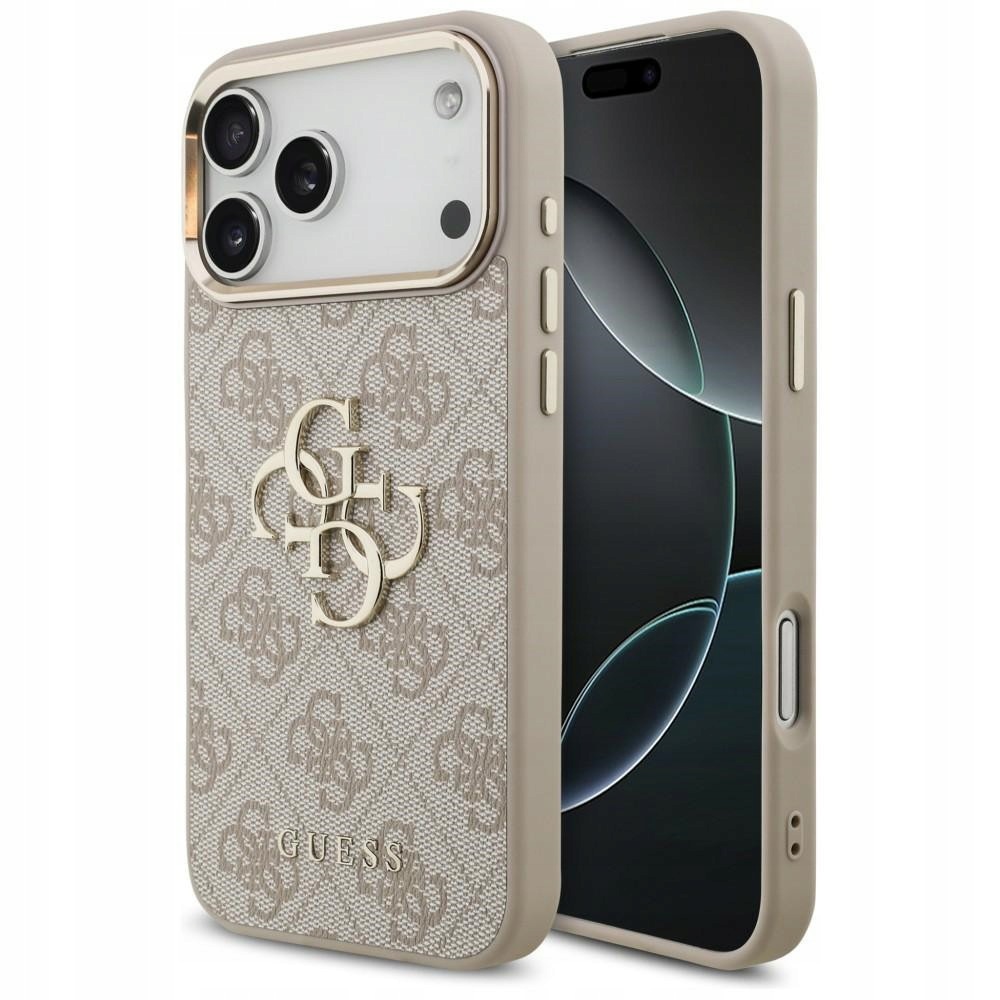 Pouzdro Guess 4G Big Logo pro iPhone 18 Pro Max 17 Pro Max Růžové pouzdro