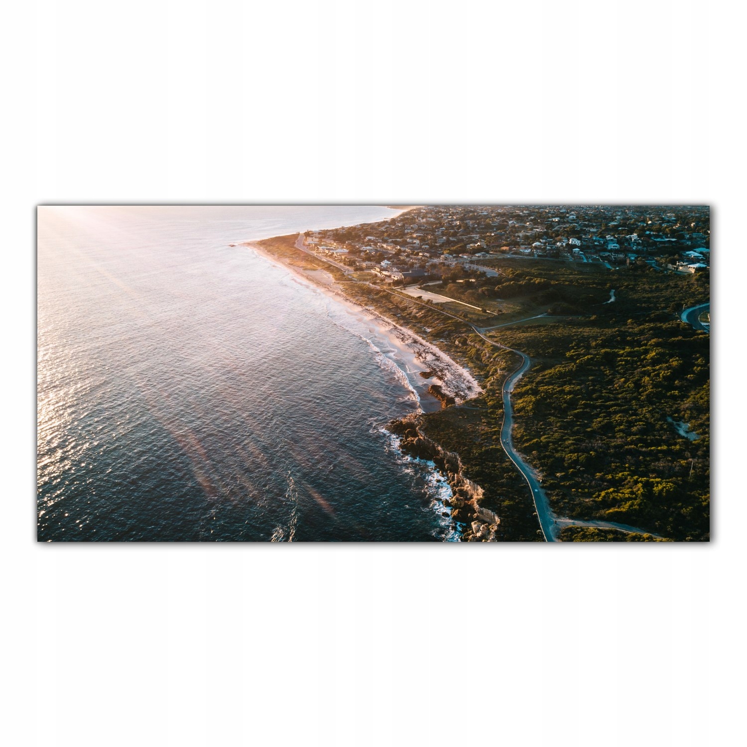 

Obraz na szkle Foto Linia Brzegowa Plaża 140x70