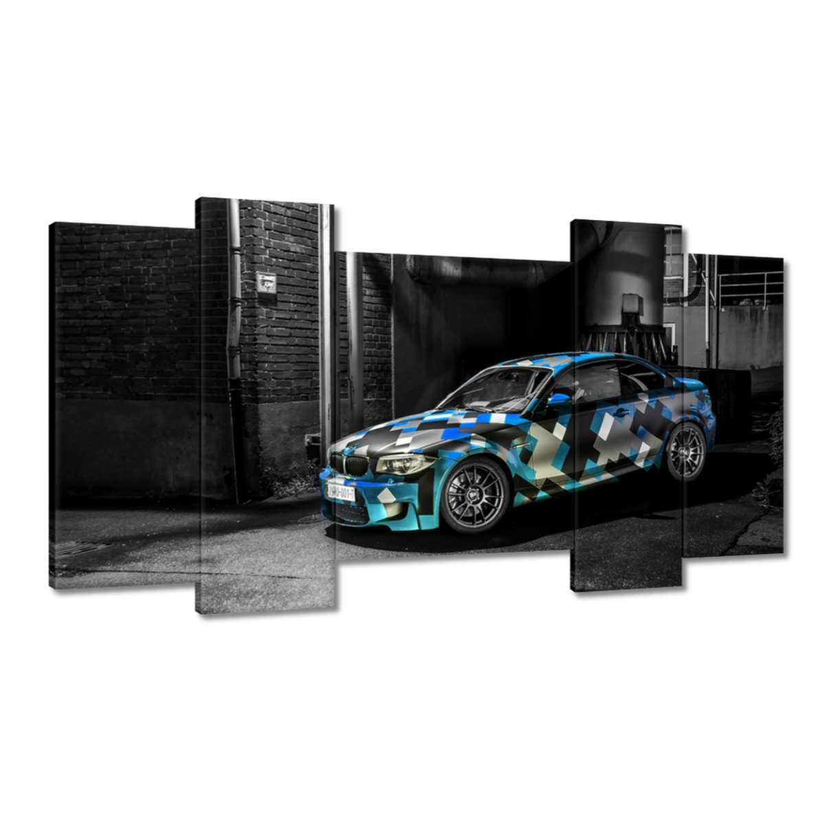 Obrazy 120x65 Tyrkysové Bmw