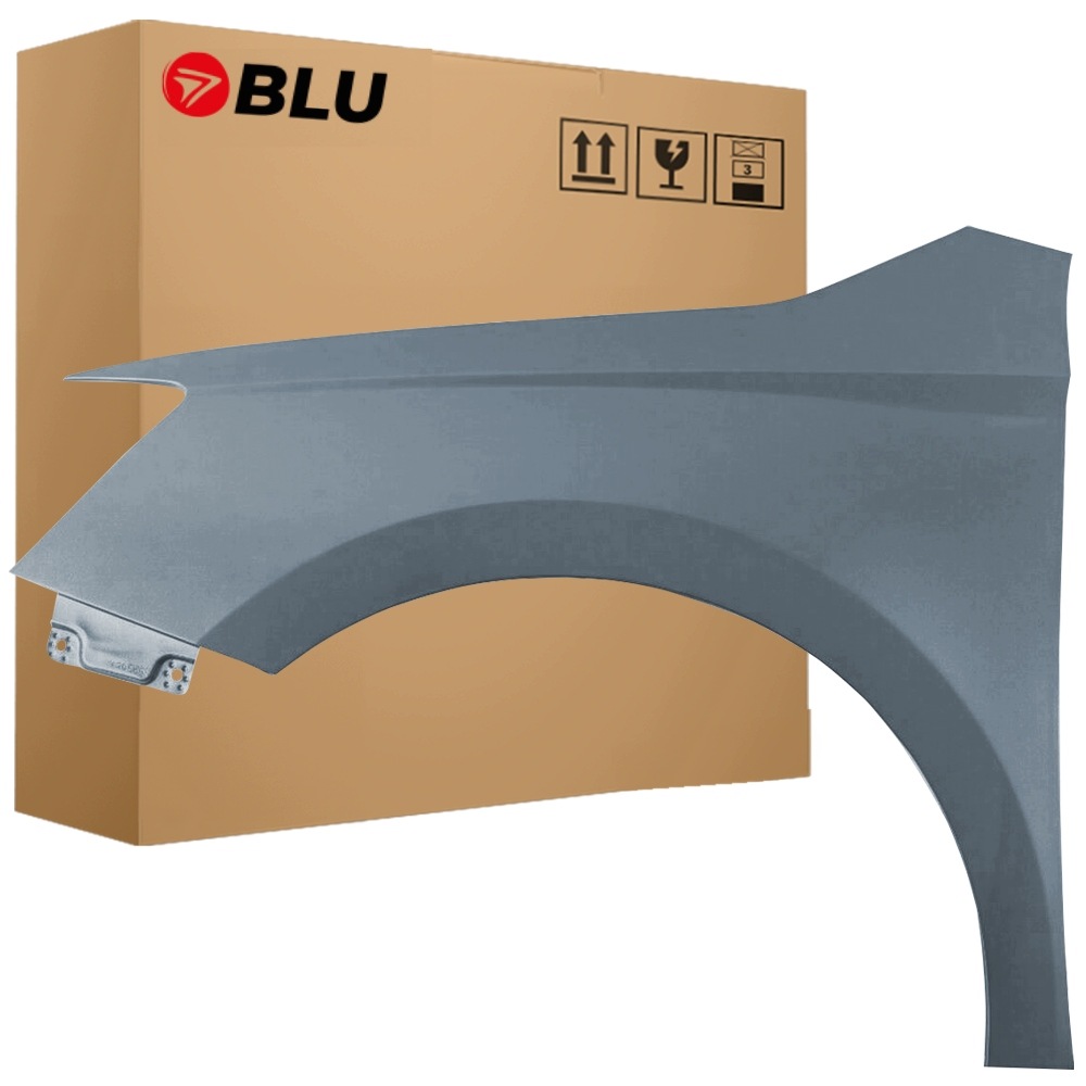 Blu Blatník Škoda Fabia 3 LF7Y levý šedý 14-22 přední Pozink GrauMetal