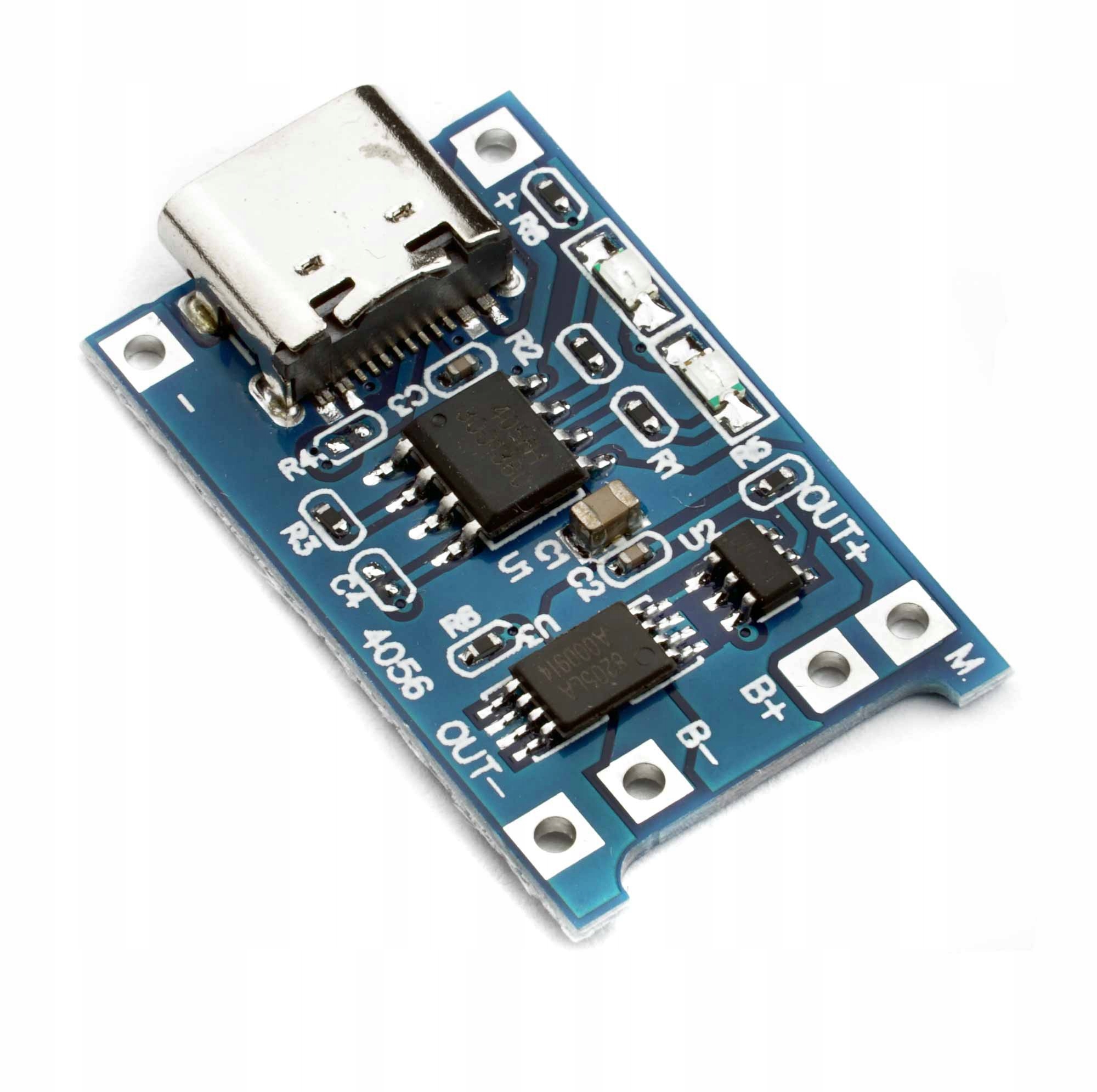 Ładowarka TP4056 Li-Ion USB C z zabezpieczeniem Kod producenta 2-M-036