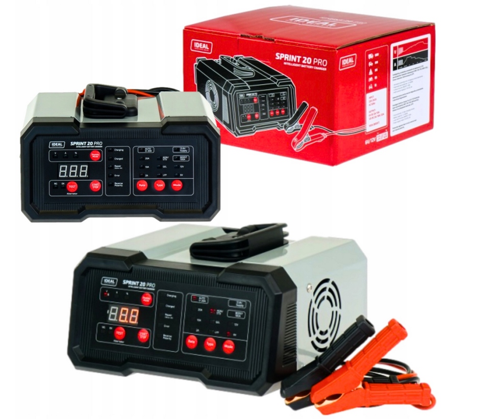 Usmerňovač So Štartom Ideal Sprint 20 Pro 20A 6/12V Wet/gel/lithium Aku