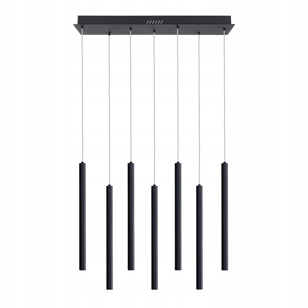 Valdes PND-22302-7-BK Lampa wisząca czarna tuba