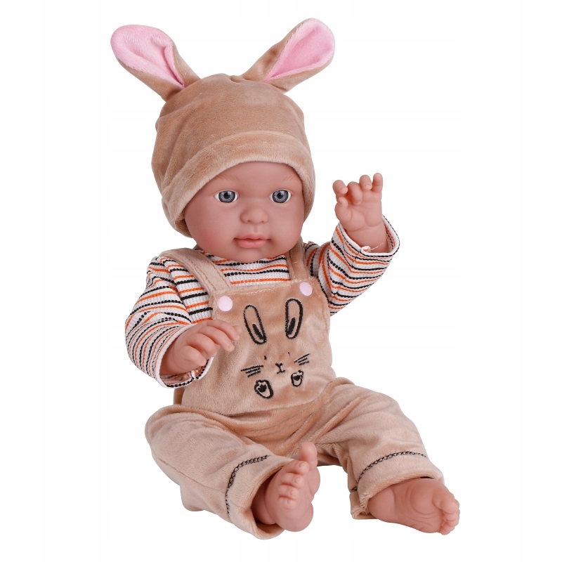 Woopie Lalka Bobas w Ubranku Kroliczek 46 cm