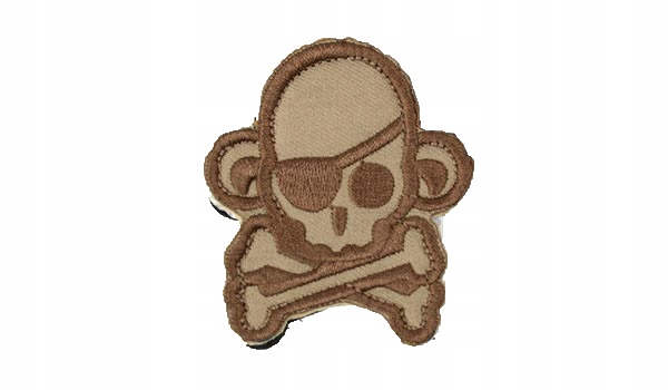 Patch Naszywka Skull Monkey Pirate Multicam
