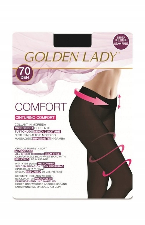 Pančuchové nohavice Golden Lady Comfort 70 nero 4