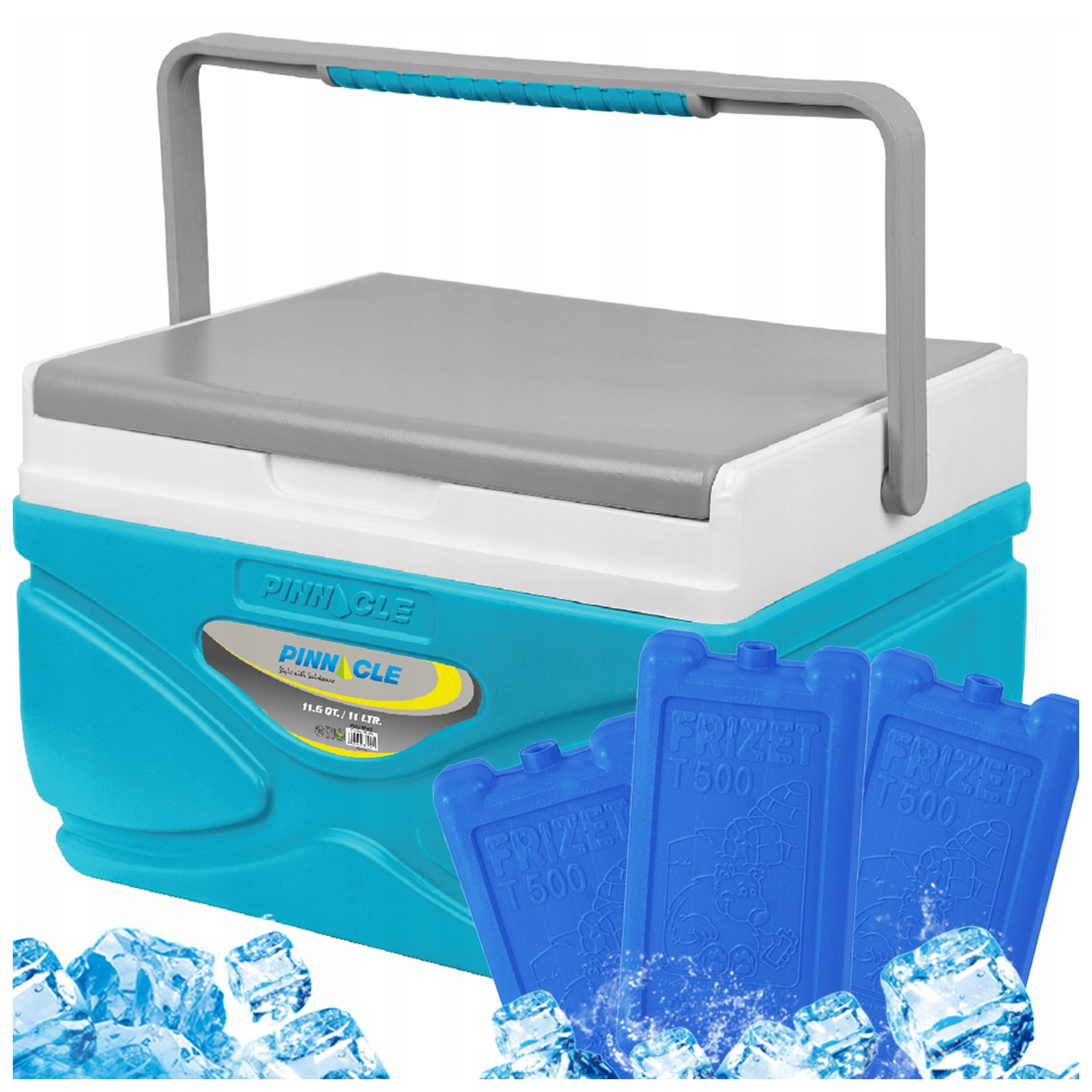 Turistická lednička na náplně 11L Pinnacle Tpx 8001 tyrkysová 3 náplně