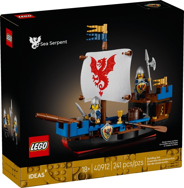Lego Ideas 40912 Mořský had Sea Serpent Castle Nový
