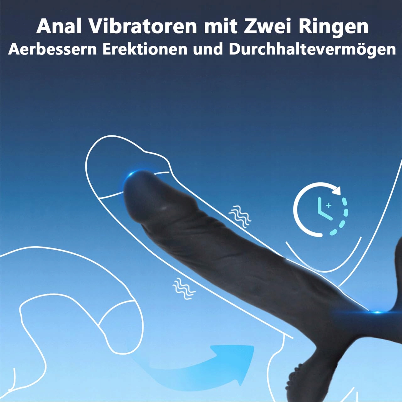 ANALVIBRATOREN Zestaw Wibratorów Dla Mężczyzn Z 7 Trybami Wibracji — miniatura 3