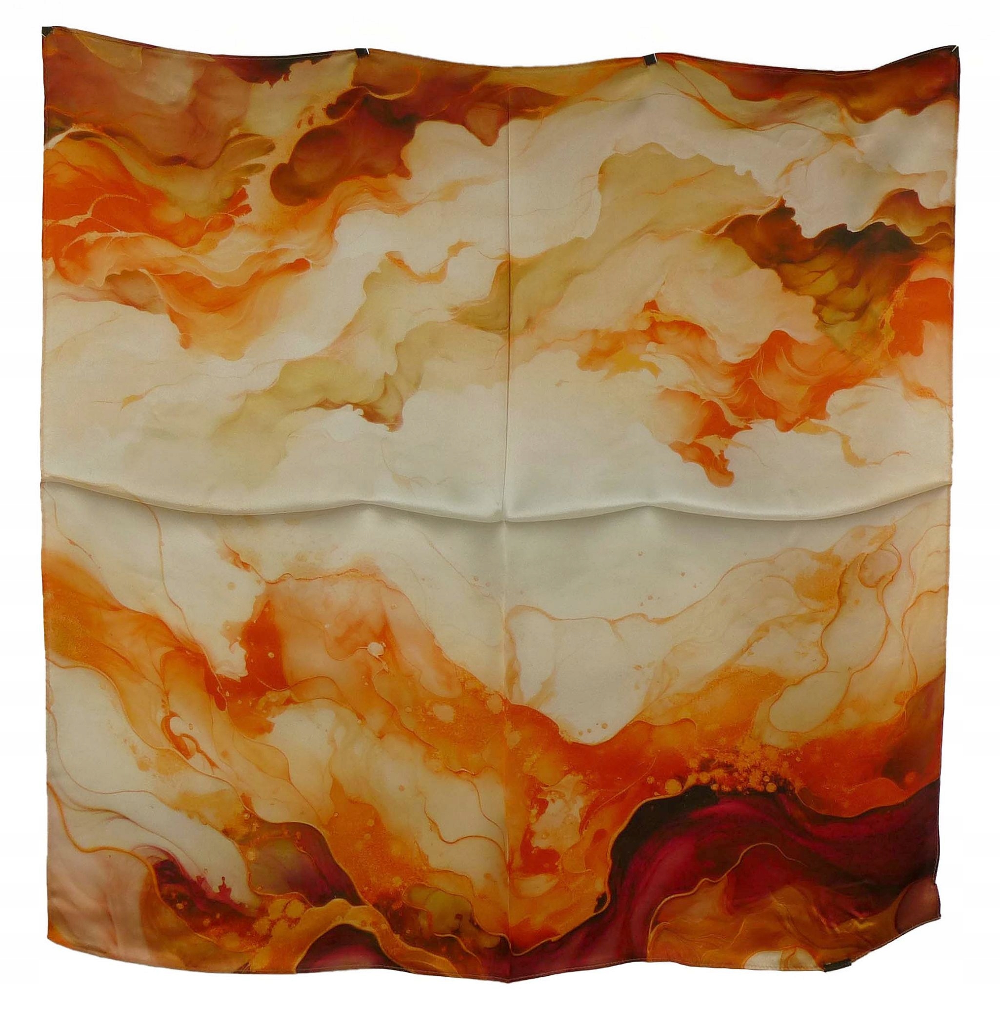 Velký Hedvábný Šátek Wittchen Bouřková Ohnivá Obloha