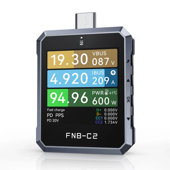 Fnirsi FNB-C2 Miernik Usb-c Pd 3.1 240W