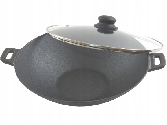 

Wok żeliwny duża patelnia Indukcja 31 cm. 7561