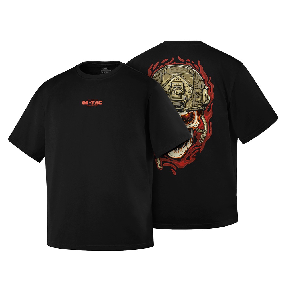 M-tac Koszulka Worn to the bone Oversize Black M