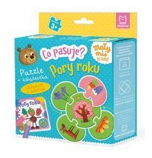 Co pasuje? Pory roku Puzzle książeczka