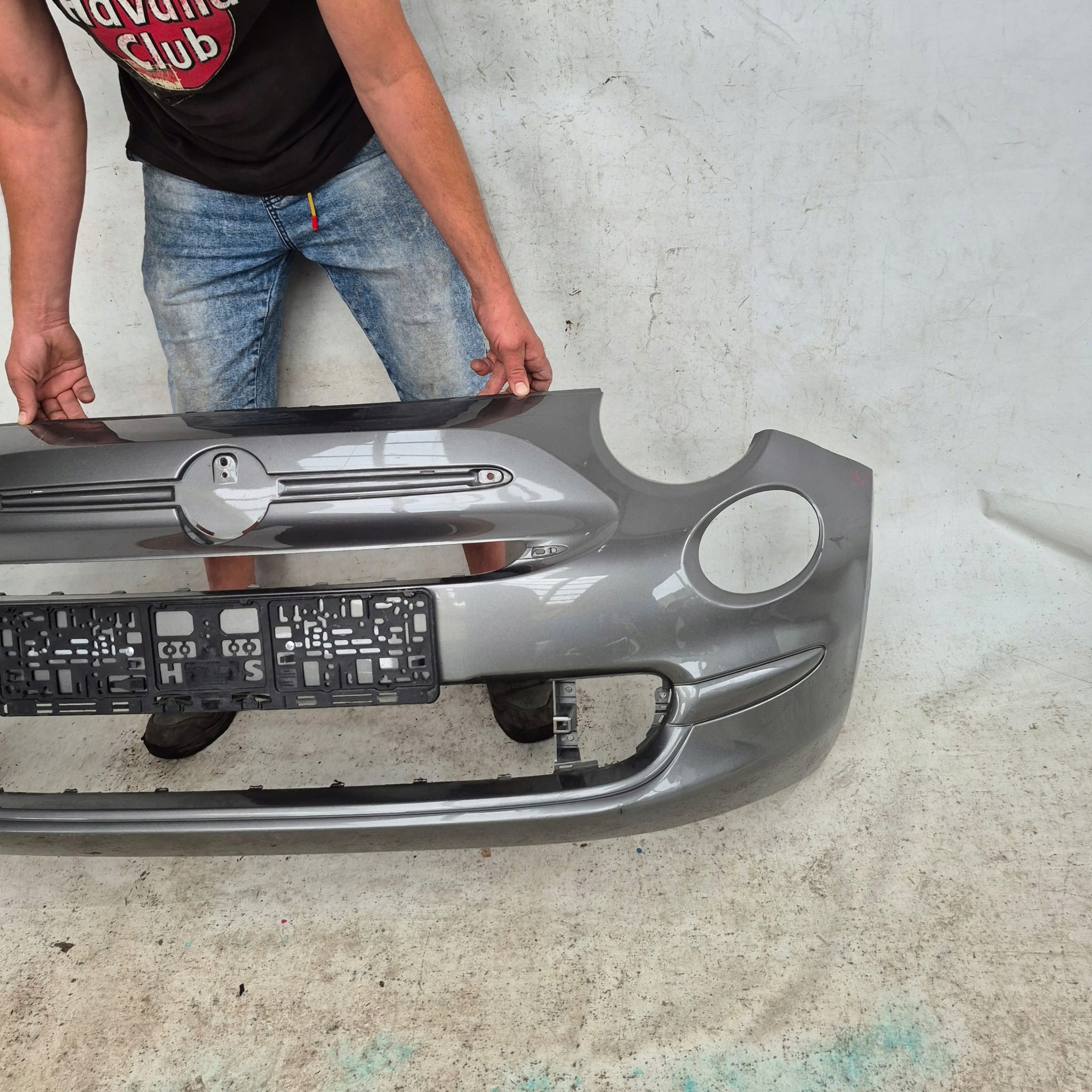 FIAT 500 LIFT 15- bumper front front 735619476