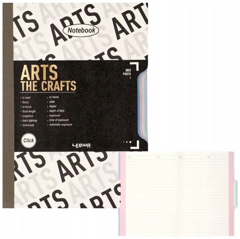 Notes ze znacznikami B5 96k Arts, Incood incood.