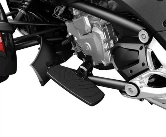 Podnožky vodiča čierne Brp Can-Am Spyder F3 219400903