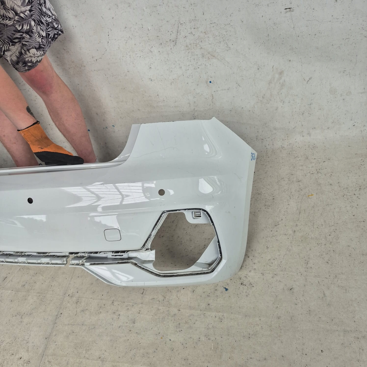 AUDI A1 II 2 82A S-LINE 18-> bumper rear part rear PDC